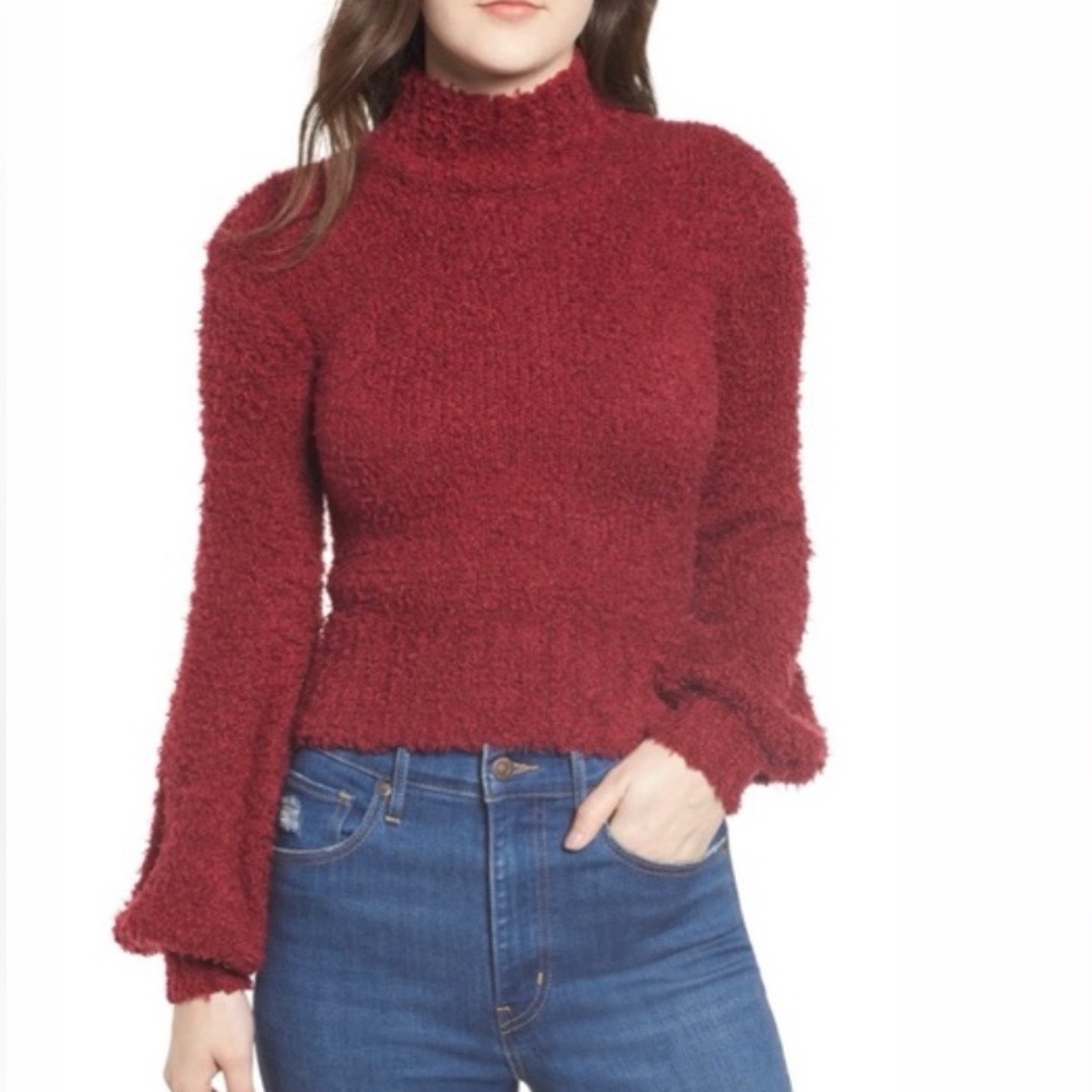 Ten Sixty Sherman - Red Turtle Neck Sweater